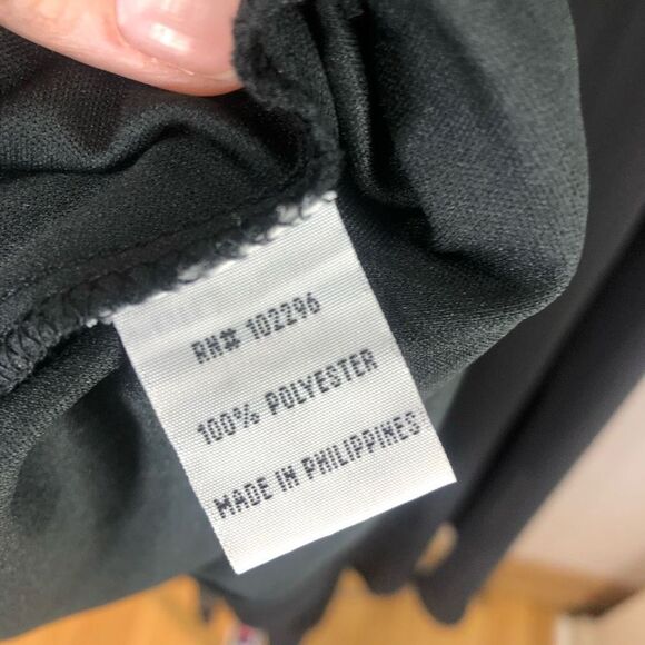 Connected‎ APPAREL Black Chiffon Satin Lined High Neck Halter Dress Sz 6 - Picture 6 of 6